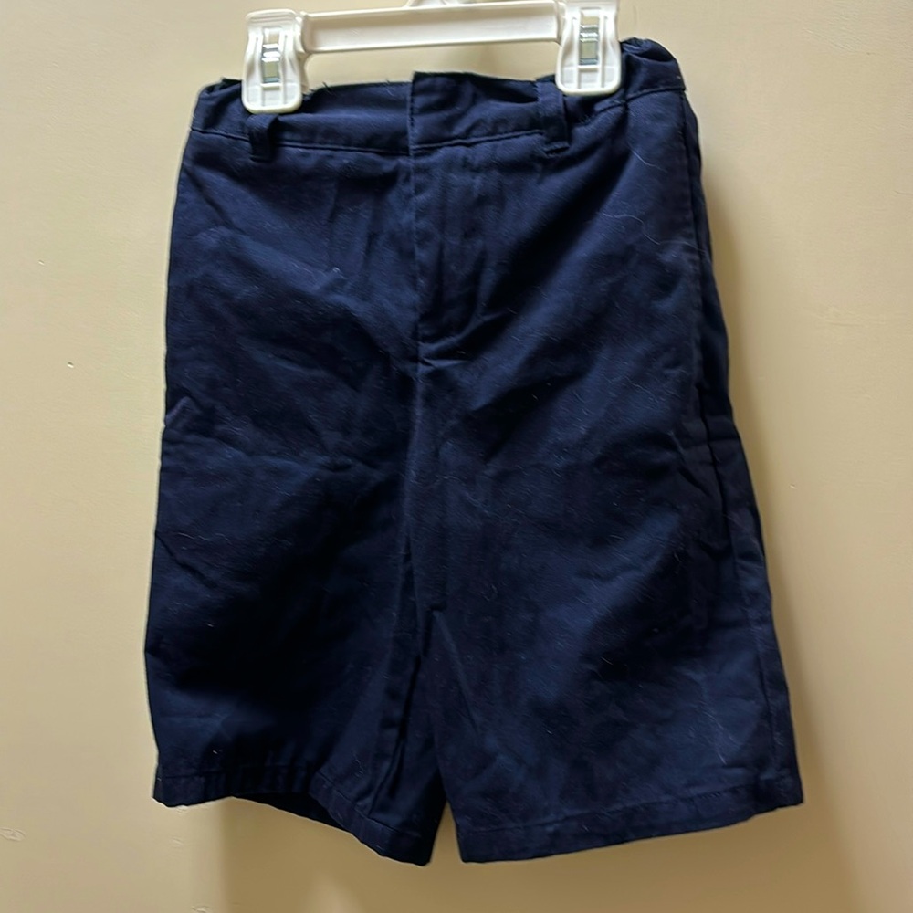 French Toast navy uniform shorts